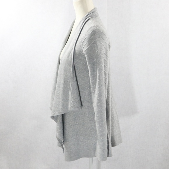 NEW Dana Buchman Gray Open Cardigan Size Small - Picture 3 of 8